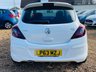 USED 2014 63 VAUXHALL CORSA 1.4 SRI 3d 98 BHP Superb Sporty SRi Model in Superb Polar White