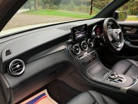 USED 2017 67 MERCEDES-BENZ GLC-CLASS 2.1 GLC 220 D 4MATIC AMG LINE PREMIUM 5d 'FACTORY BLACK PACK' 168 BHP MERCEDES GLC 250D AMG-LINE PREMIUM 4MATIC SUV 5DR - 9SPD AUTOMATIC - 'FACTORY BLACK PACK' -  FULL BLACK HEATED LEATHER INTERIOR - TWIN PANORAMIC GLASS ROOF -  1 OWNER FROM BRAND NEW - ONLY 33,338 MILES WITH HISTORY