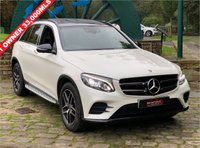 USED 2017 67 MERCEDES-BENZ GLC-CLASS 2.1 GLC 220 D 4MATIC AMG LINE PREMIUM 5d 'FACTORY BLACK PACK' 168 BHP MERCEDES GLC 250D AMG-LINE PREMIUM 4MATIC SUV 5DR - 9SPD AUTOMATIC - 'FACTORY BLACK PACK' -  FULL BLACK HEATED LEATHER INTERIOR - TWIN PANORAMIC GLASS ROOF -  1 OWNER FROM BRAND NEW - ONLY 33,338 MILES WITH HISTORY