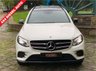 USED 2017 67 MERCEDES-BENZ GLC-CLASS 2.1 GLC 220 D 4MATIC AMG LINE PREMIUM 5d 'FACTORY BLACK PACK' 168 BHP MERCEDES GLC 250D AMG-LINE PREMIUM 4MATIC SUV 5DR - 9SPD AUTOMATIC - 'FACTORY BLACK PACK' -  FULL BLACK HEATED LEATHER INTERIOR - TWIN PANORAMIC GLASS ROOF -  1 OWNER FROM BRAND NEW - ONLY 33,338 MILES WITH HISTORY