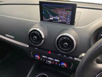 USED 2017 67 AUDI A3 1.6 TDI S LINE 4d 114 BHP SAT NAV, POWDER GREY ALLOYS, 1/2 LEATHER SLINE TRIM