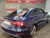 USED 2017 67 AUDI A3 1.6 TDI S LINE 4d 114 BHP SAT NAV, POWDER GREY ALLOYS, 1/2 LEATHER SLINE TRIM