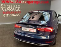 USED 2017 67 AUDI A3 1.6 TDI S LINE 4d 114 BHP SAT NAV, POWDER GREY ALLOYS, 1/2 LEATHER SLINE TRIM