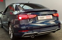 USED 2017 67 AUDI A3 1.6 TDI S LINE 4d 114 BHP SAT NAV, POWDER GREY ALLOYS, 1/2 LEATHER SLINE TRIM