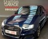 USED 2017 67 AUDI A3 1.6 TDI S LINE 4d 114 BHP SAT NAV, POWDER GREY ALLOYS, 1/2 LEATHER SLINE TRIM