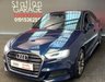USED 2017 67 AUDI A3 1.6 TDI S LINE 4d 114 BHP SAT NAV, POWDER GREY ALLOYS, 1/2 LEATHER SLINE TRIM