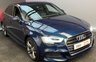 USED 2017 67 AUDI A3 1.6 TDI S LINE 4d 114 BHP SAT NAV, POWDER GREY ALLOYS, 1/2 LEATHER SLINE TRIM