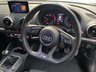 USED 2017 67 AUDI A3 1.6 TDI S LINE 4d 114 BHP SAT NAV, POWDER GREY ALLOYS, 1/2 LEATHER SLINE TRIM