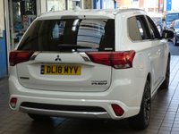 USED 2018 18 MITSUBISHI OUTLANDER 2.0 PHEV 4H 5d 200 BHP APP BASED SAT NAV LEATHER 4WD