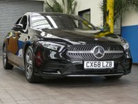 USED 2018 68 MERCEDES-BENZ A-CLASS 1.3 A 200 AMG LINE 5d 161 BHP SAT NAV PART LEATHER INTERIOR