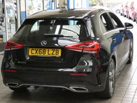 USED 2018 68 MERCEDES-BENZ A-CLASS 1.3 A 200 AMG LINE 5d 161 BHP SAT NAV PART LEATHER INTERIOR