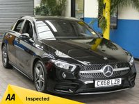 USED 2018 68 MERCEDES-BENZ A-CLASS 1.3 A 200 AMG LINE 5d 161 BHP SAT NAV PART LEATHER INTERIOR
