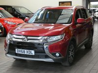 USED 2018 68 MITSUBISHI OUTLANDER 2.3 DI-D 3 5d 147 BHP BIG SPEC SAT NAV LEATHER 7 SEATS