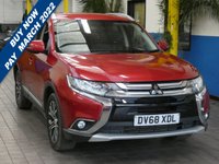 USED 2018 68 MITSUBISHI OUTLANDER 2.3 DI-D 3 5d 147 BHP BIG SPEC SAT NAV LEATHER 7 SEATS