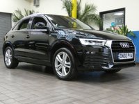 USED 2016 66 AUDI Q3 2.0 TDI S LINE NAVIGATION 5d 148 BHP SAT NAV PART LEATHER INTERIOR