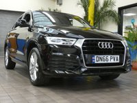 USED 2016 66 AUDI Q3 2.0 TDI S LINE NAVIGATION 5d 148 BHP SAT NAV PART LEATHER INTERIOR