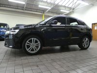 USED 2016 66 AUDI Q3 2.0 TDI S LINE NAVIGATION 5d 148 BHP SAT NAV PART LEATHER INTERIOR