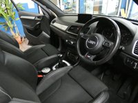 USED 2016 66 AUDI Q3 2.0 TDI S LINE NAVIGATION 5d 148 BHP SAT NAV PART LEATHER INTERIOR