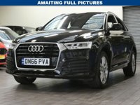 USED 2016 66 AUDI Q3 2.0 TDI S LINE NAVIGATION 5d 148 BHP SAT NAV PART LEATHER INTERIOR