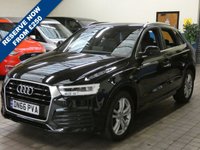 USED 2016 66 AUDI Q3 2.0 TDI S LINE NAVIGATION 5d 148 BHP SAT NAV PART LEATHER INTERIOR