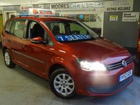 USED 2012 12 VOLKSWAGEN TOURAN 1.6 TDI S  106 BHP **  7 SEATER  **