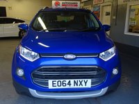 USED 2014 64 FORD ECOSPORT 1.5 TDCI  TITANIUM X-PACK  Black Leather........Keyless