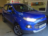 USED 2014 64 FORD ECOSPORT 1.5 TDCI  TITANIUM X-PACK  Black Leather........Keyless