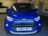 USED 2014 64 FORD ECOSPORT 1.5 TDCI  TITANIUM X-PACK  Black Leather........Keyless