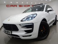 USED 2018 18 PORSCHE MACAN 3.0T V6 (360 PS) GTS PDK AUTO 4WD ( ULEZ - EURO 6 ) (S/S) 5DR + �&pound;16K EXTRAS + NAV + PAN ROOF + E/HEATED LEATHERS + GTS LEATHER / ALCANTARA  INTERIOR PACK + BOSE + SPORT CHRONO + LEDS-DYNAMIC LIGHT SYTEM PLUS + PRIVACY + 20 S + SPORTS EXHAUST + F-R PARK + PRIVACY + E/BOOT PANROOF+PDLS+PARK+TINTS+LEATHER/ALCANTARA+NAV+CRUISE