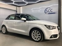USED 2014 14 AUDI A1 1.6 SPORTBACK TDI SPORT 5d 103 BHP Glacier White, Sport, Low Miles