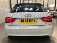 USED 2014 14 AUDI A1 1.6 SPORTBACK TDI SPORT 5d 103 BHP Glacier White, Sport, Low Miles