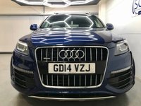 USED 2014 14 AUDI Q7 3.0 TDI QUATTRO S LINE SPORT EDITION 5d 242 BHP Rare Sport Edition Q7, FSH
