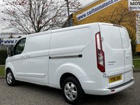 USED 2016 16 FORD TRANSIT CUSTOM 290 TDCi 125 L2H1 LIMITED LWB LOW ROOF ALLOYS A/C FWD P/V  Alloy Wheels