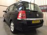 USED 2008 58 VAUXHALL ZAFIRA 1.6 EXCLUSIV 5d 105 BHP FINANCE AVAILABLE ZERO DEPOSIT