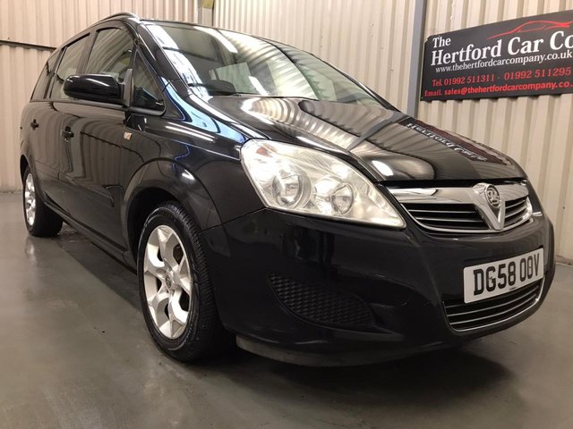 2008 58 Vauxhall Zafira 1.6 EXCLUSIV 5d 105 BHP