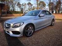 USED 2015 15 MERCEDES-BENZ C-CLASS 2.1 C250 BLUETEC AMG LINE 4d 204 BHP LUXURIOUS WHAT A CAR. LOW MILES DEALERSHIP SERVICE RECORD