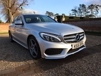 USED 2015 15 MERCEDES-BENZ C-CLASS 2.1 C250 BLUETEC AMG LINE 4d 204 BHP LUXURIOUS WHAT A CAR. LOW MILES DEALERSHIP SERVICE RECORD