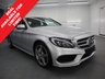 USED 2015 15 MERCEDES-BENZ C-CLASS 2.1 C250 BLUETEC AMG LINE 4d 204 BHP LUXURIOUS WHAT A CAR. LOW MILES DEALERSHIP SERVICE RECORD