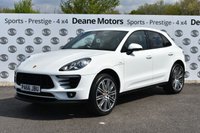 USED 2016 66 PORSCHE MACAN 3.0 D S PDK 5d 258 BHP 21IN TURBO 11 ALLOYS /LANE CHANGE/BLACK EXTERIOR PACK