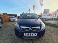 USED 2013 63 VAUXHALL ZAFIRA 1.6 DESIGN NAV 5d 113 BHP VAUXHALL ZAFIRA 1.6 DESIGN NAV 5d 113 BHP