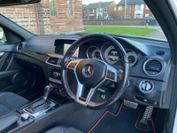 USED 2013 63 MERCEDES-BENZ C CLASS 3.0 C350 CDI BLUEEFFICIENCY AMG SPORT PLUS 4d 262 BHP SUNROOF | CAMERA | PEARL WHITE | FULL SERVICE HISTORY |