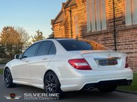 USED 2013 63 MERCEDES-BENZ C CLASS 3.0 C350 CDI BLUEEFFICIENCY AMG SPORT PLUS 4d 262 BHP SUNROOF | CAMERA | PEARL WHITE | FULL SERVICE HISTORY |