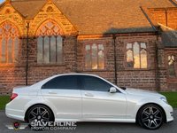 USED 2013 63 MERCEDES-BENZ C CLASS 3.0 C350 CDI BLUEEFFICIENCY AMG SPORT PLUS 4d 262 BHP SUNROOF | CAMERA | PEARL WHITE | FULL SERVICE HISTORY |