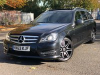 USED 2013 63 MERCEDES-BENZ C CLASS 2.1 C220 CDI BLUEEFFICIENCY AMG SPORT PLUS 5d 168 BHP 