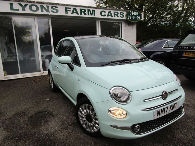 2017 17 Fiat 500 1.2 LOUNGE 3d 69 BHP NEW SHAPE