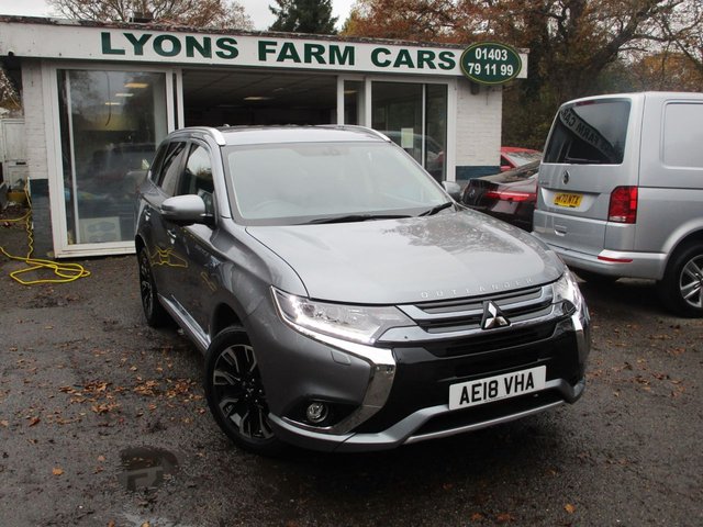 2018 18 Mitsubishi Outlander 2.0 PHEV 5H PLUG-IN HYBRID 5d 200 BHP AUTOMATIC FOUR WHEEL DRIVE