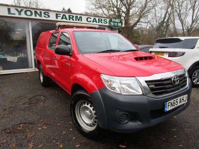 2015 65 Toyota HI-Lux 2.5 ACTIVE 4X4 D-4D DCB 142 BHP DOUBLE CABIN FOUR WHEEL DRIVE PICK UP