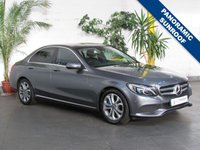USED 2017 66 MERCEDES-BENZ C CLASS 2.0 C350 E SPORT PREMIUM PLUS 4d 208 BHP &pound;0 ROAD TAX SAT NAV LEATHER PAN SUNROOF MERCEDES SERVICE HISTORY 2 OWNERS STUNNING EXAMPLE