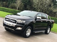 USED 2016 16 FORD RANGER 2.2 LIMITED 4X4 DCB TDCI 4d 158 BHP * * NO VAT * * PARKING SENSORS