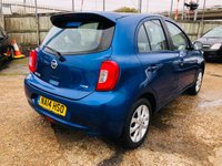 USED 2014 14 NISSAN MICRA 1.2 ACENTA 5d 79 BHP 1 Owner + Full Service History - Just 25K